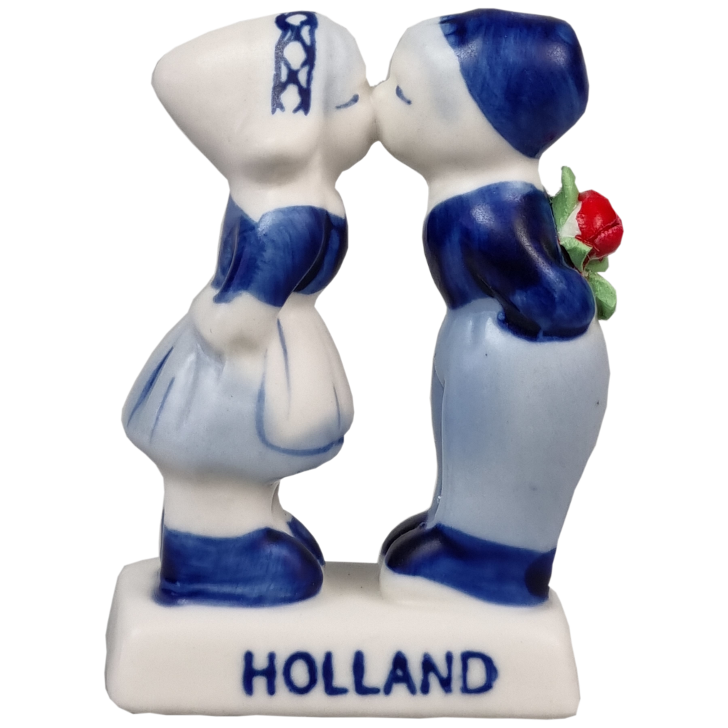 Kuspaar met tulp 7 cm