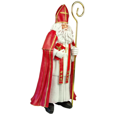 Sinterklaas, met boek 40 cm