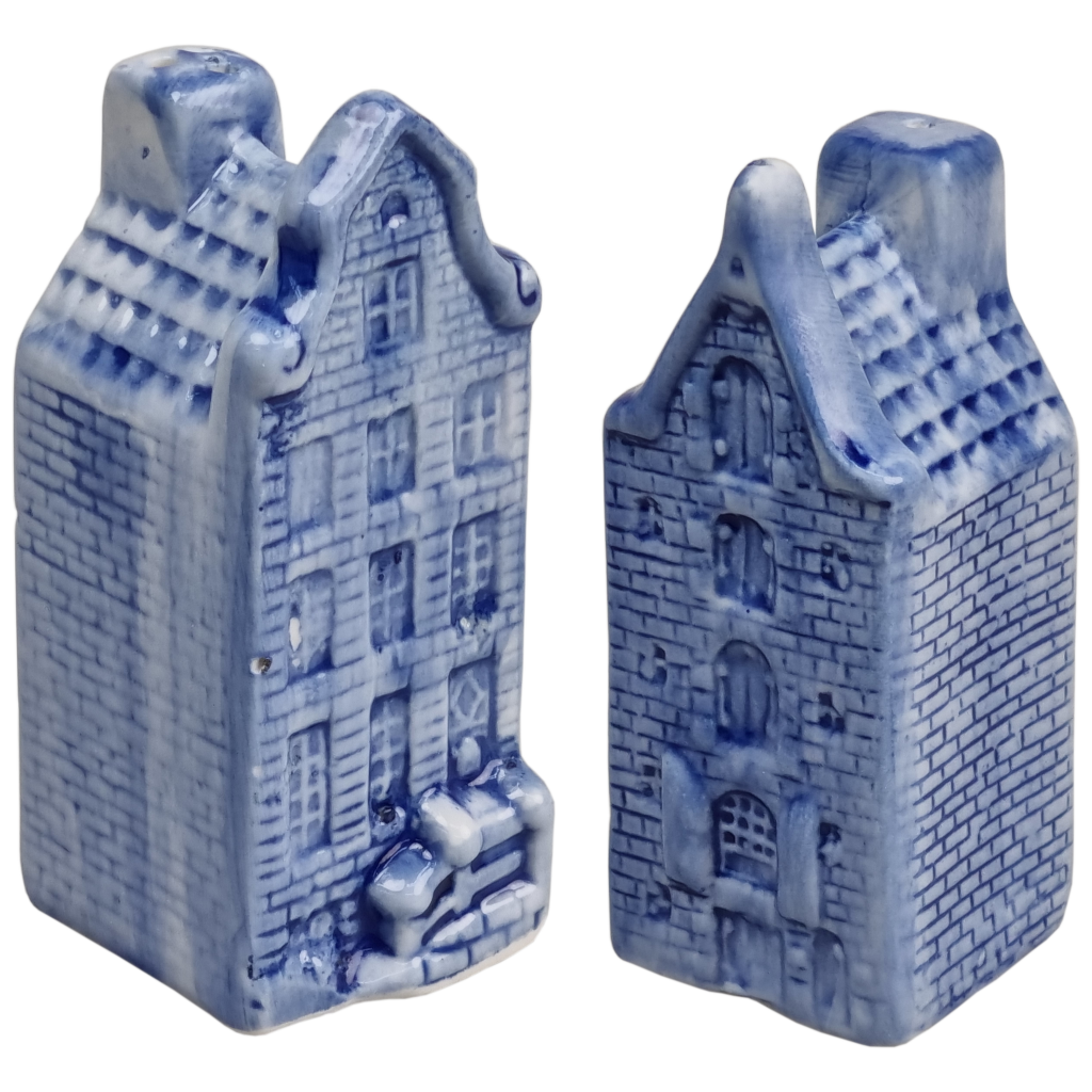 Peper/zout huisjes 8 cm