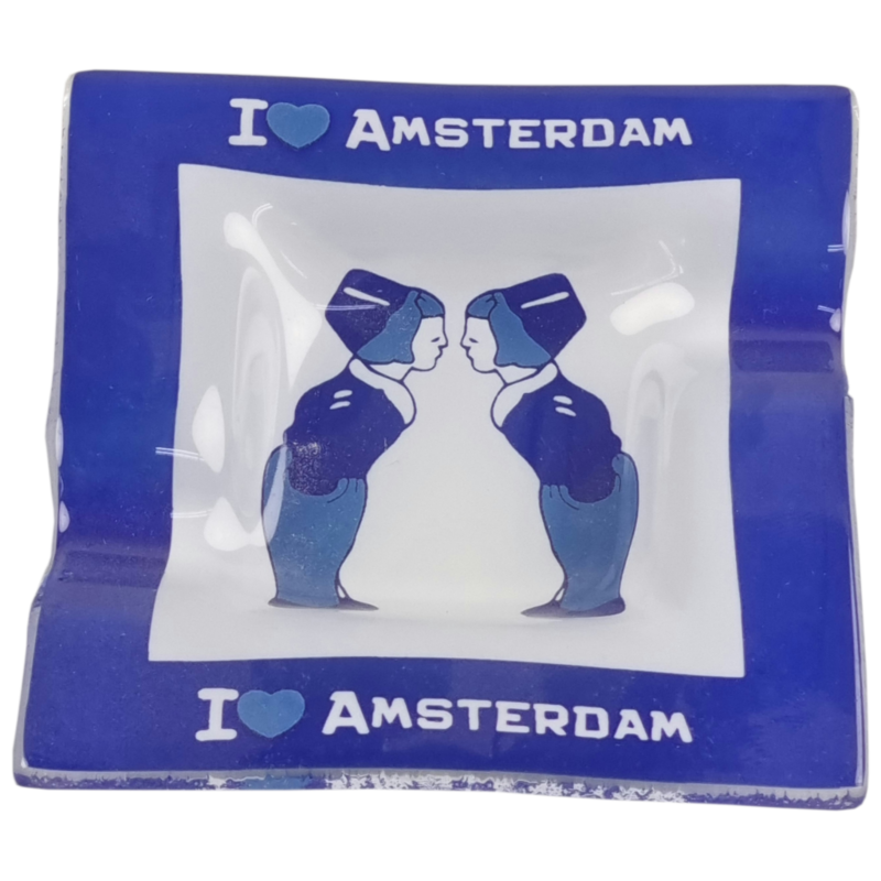 Asbak love Amsterdam jongens 8 cm