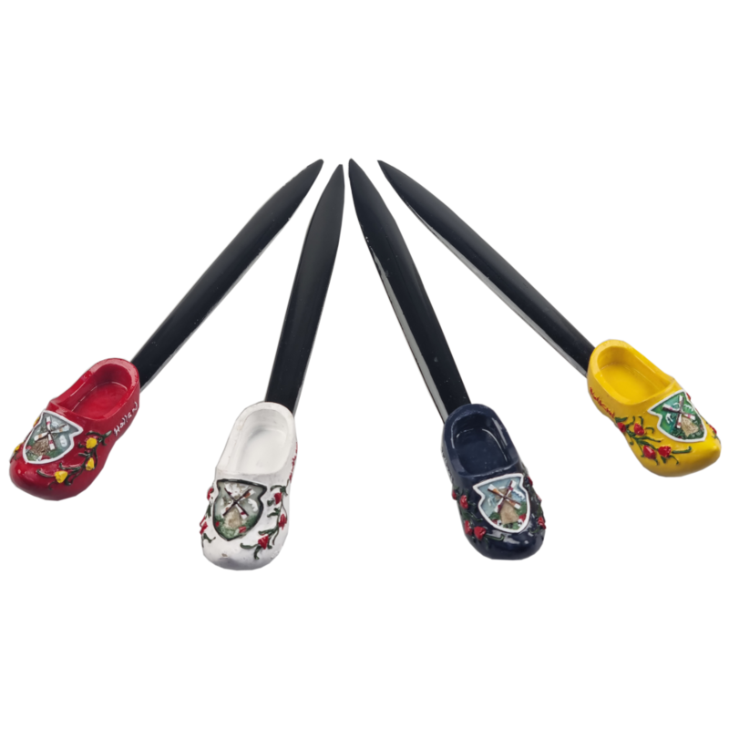 Briefopener klomp Holland -  blauw