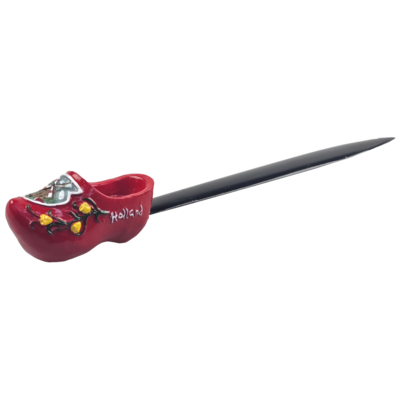Briefopener klomp Holl. rood
