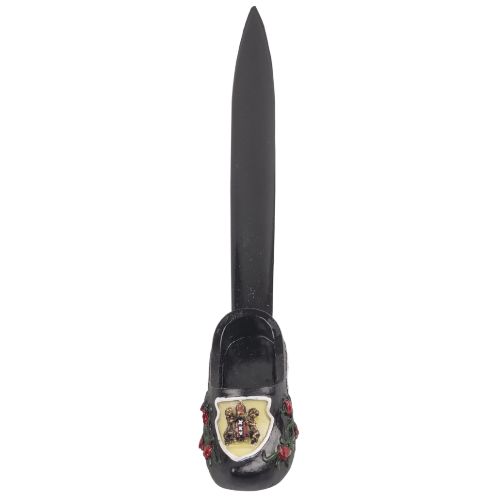 Briefopener wapen A&#39;dam zwart