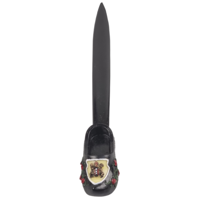 Briefopener wapen A&#39;dam zwart