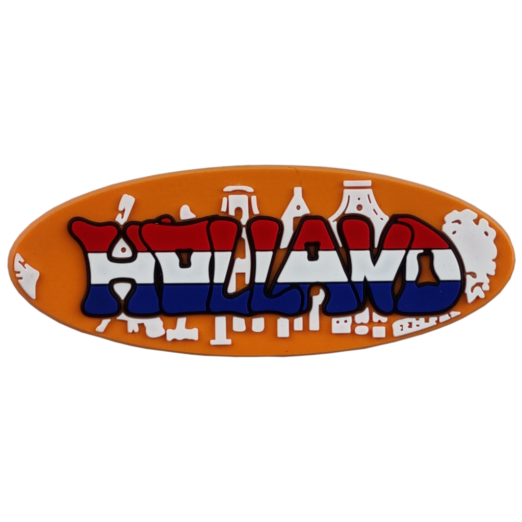 Memo graffiti Hol. oranje/wit