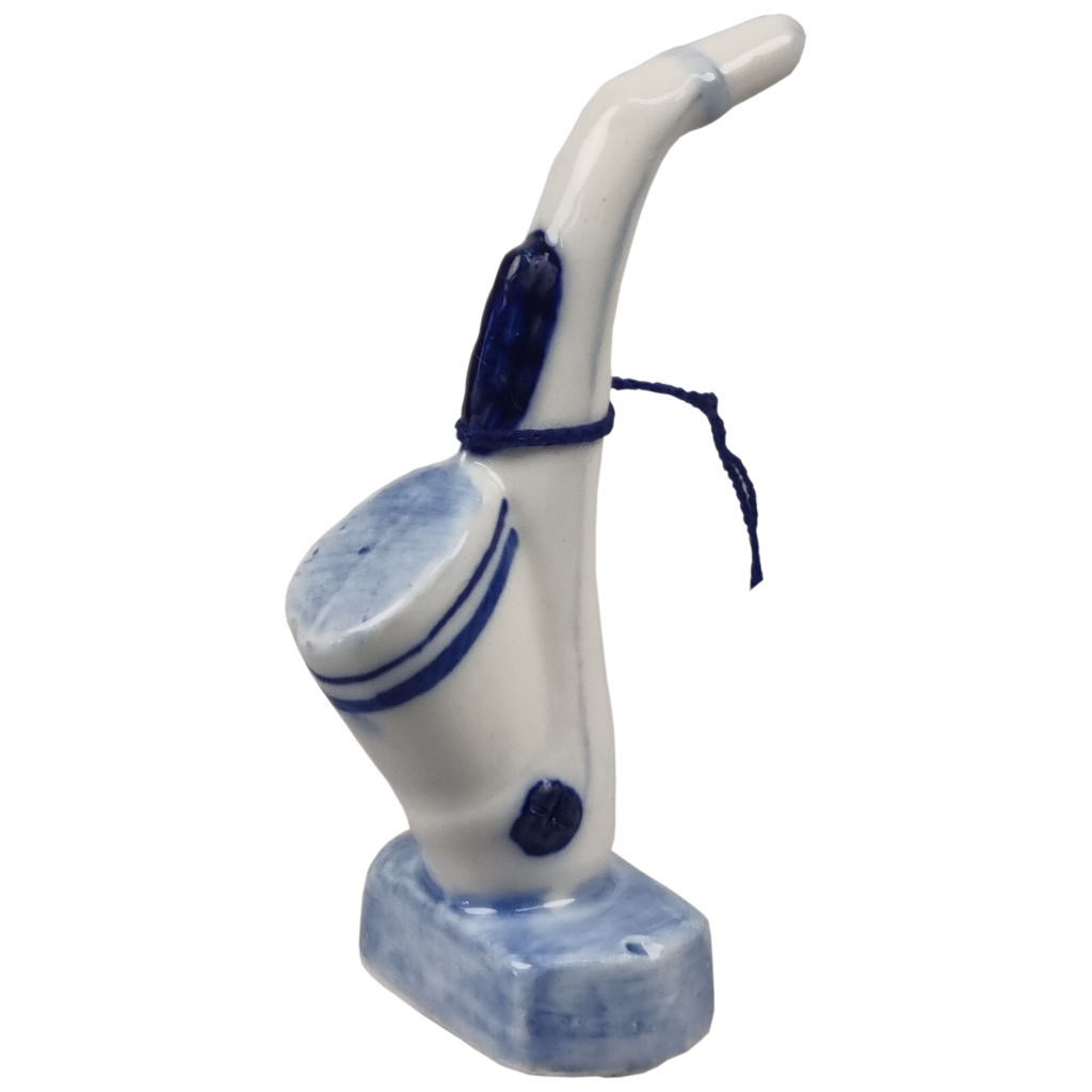 Delftsblauwe  Saxofoon miniatuur