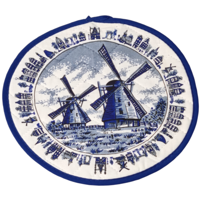 Pannelap molen/gevels blauw