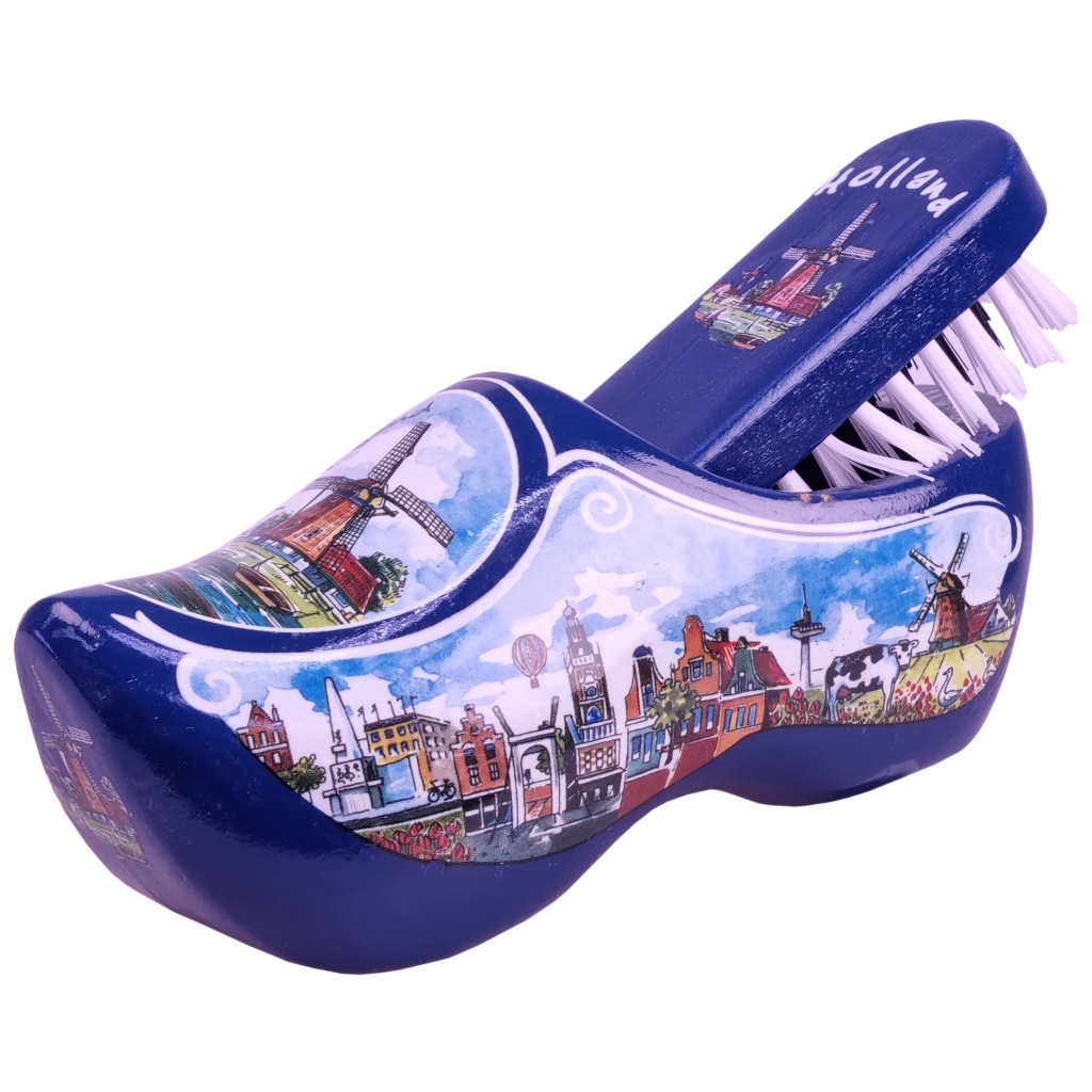 Borstelklomp met Modern Dutch Deisgn, Selecteer hier je favoriete kleur: N8820BL Blauw
