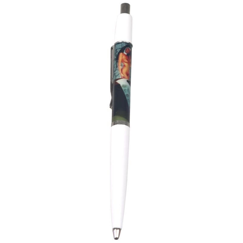 Balpen Tip en strip vrouwen, 4 assorti.