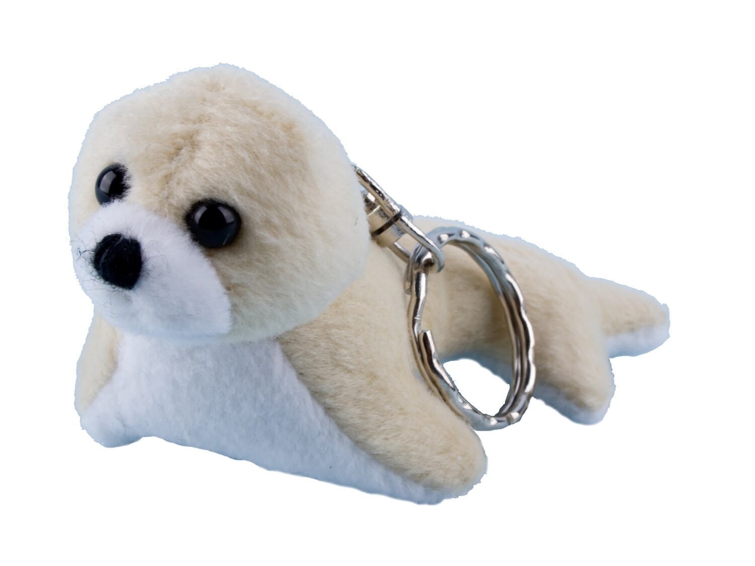 Sleutelhanger zeehond ivoor