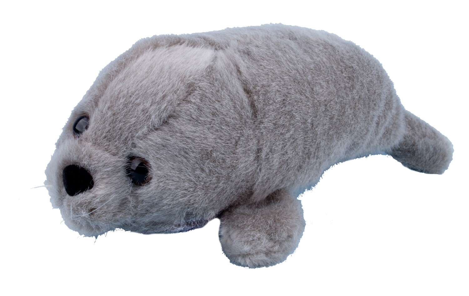 Liggende zeehond grijs 27 cm
