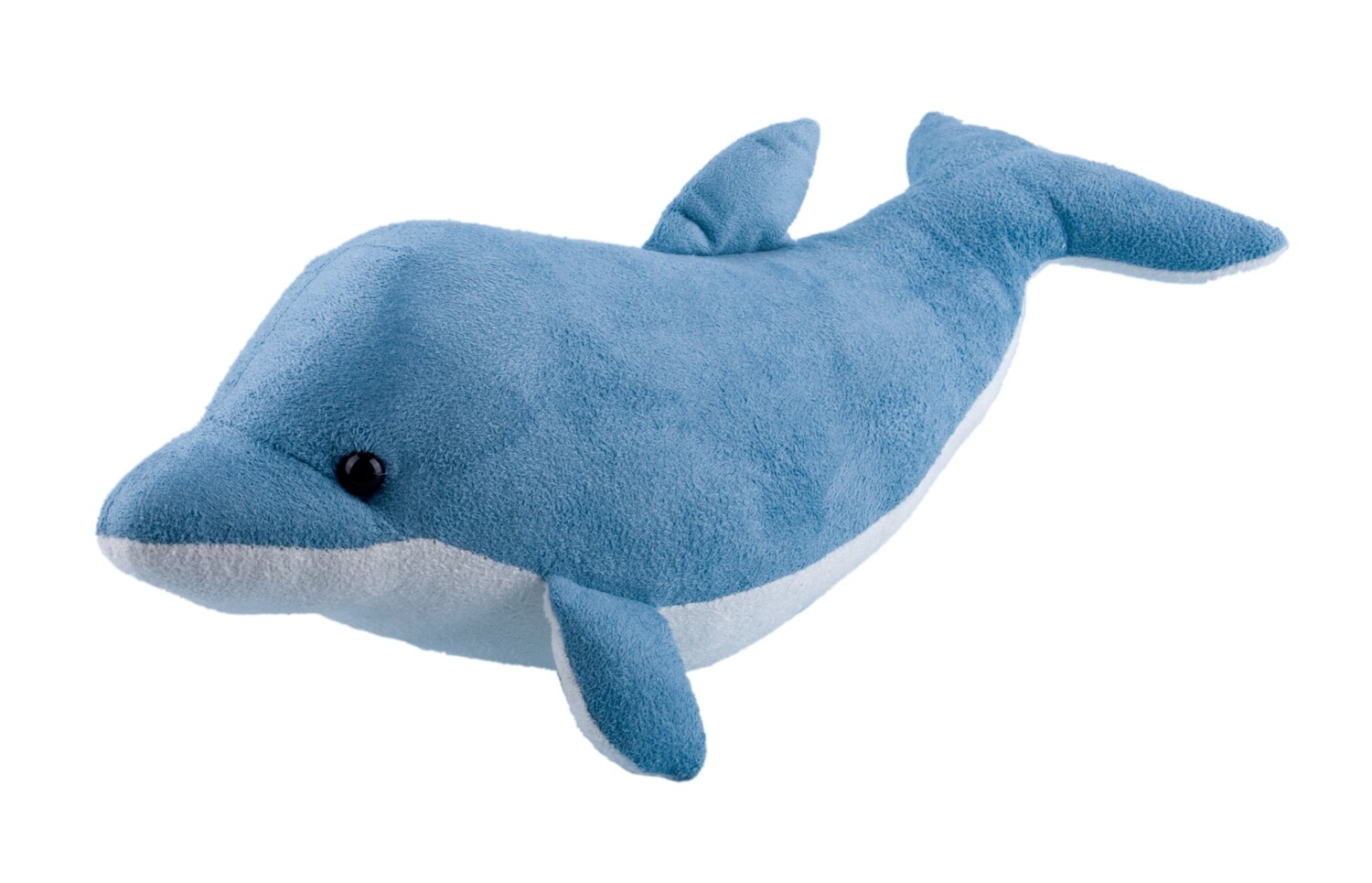 Dolfijn 35cm. l-blauw met wit
