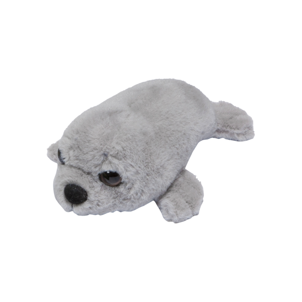 Seal grey big eyes 15 cm