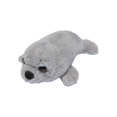Seal grey big eyes 15 cm
