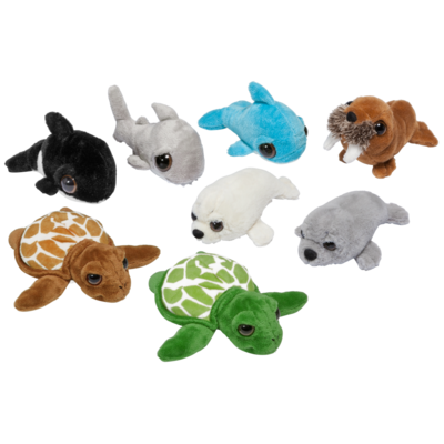 Seal white big eyes 15 cm