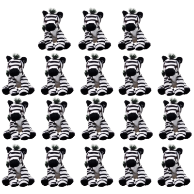 Zebra 18 stuks in polybag