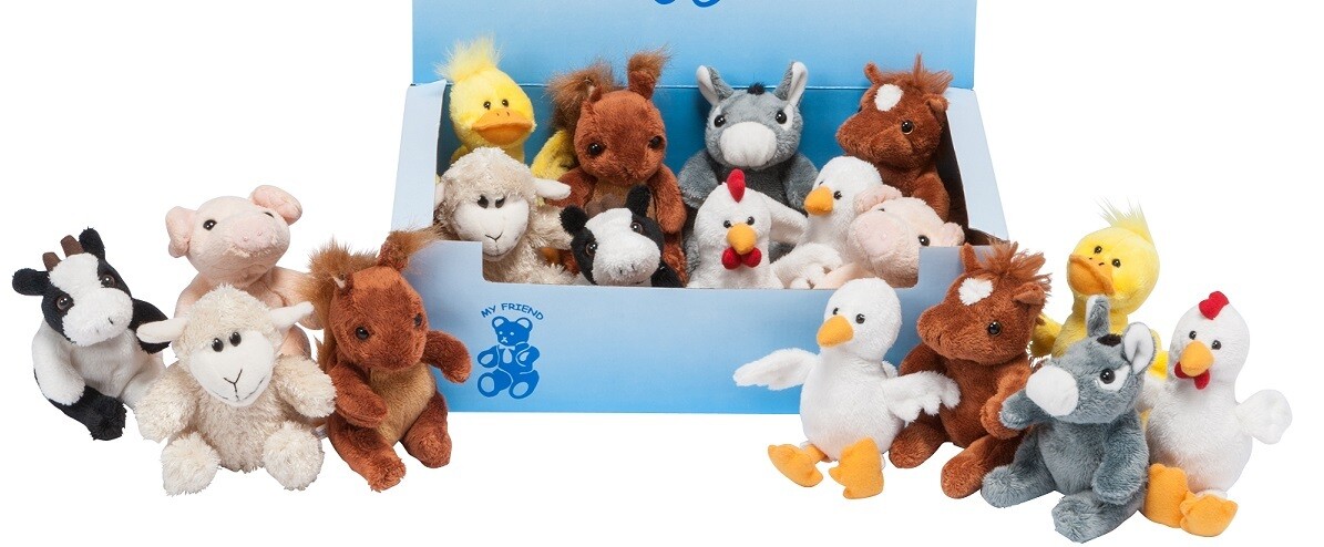 Displaybox farmdieren 2 18 st