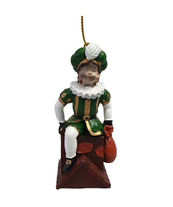 Roetveeg Piet op schoorsteen