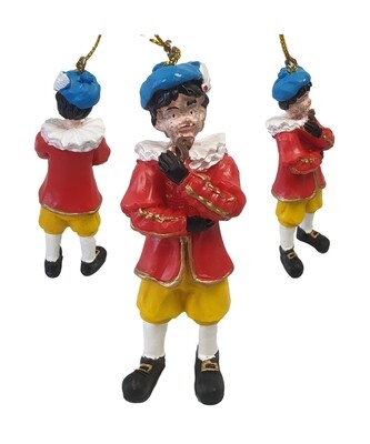 Roetveeg Piet eet chocolade letter