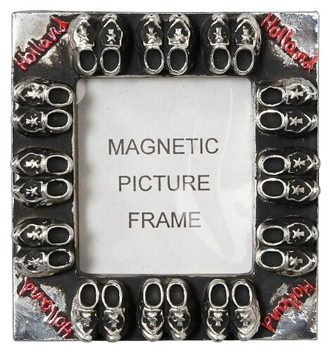 Fotolijst klompen zilver - magneet