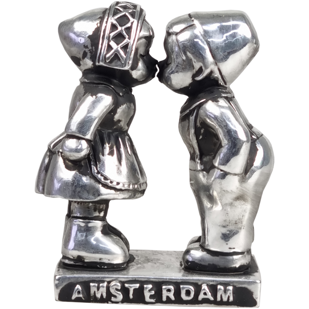 Kuspaar A&#39;dam zilver i/doos