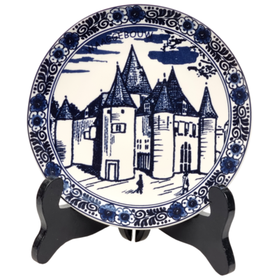 Bord 18 cm Waaggebouw i/doos