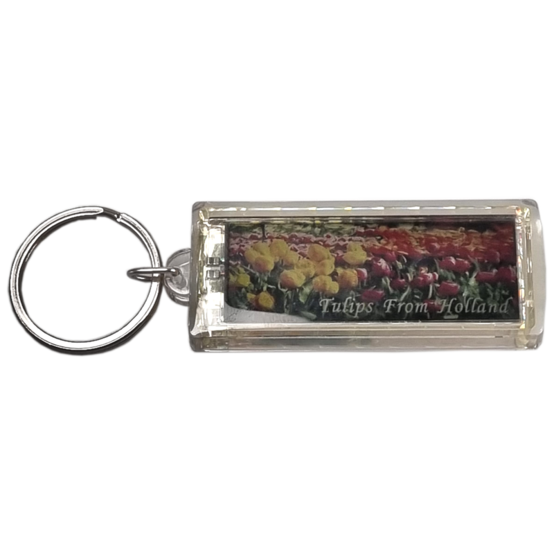 Sleutelhanger Knipperende hanger met tulpen