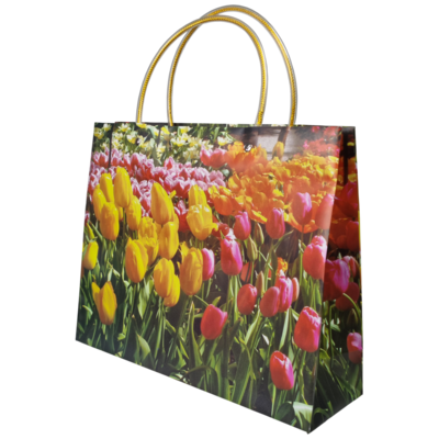 Draagtas tulpen breed