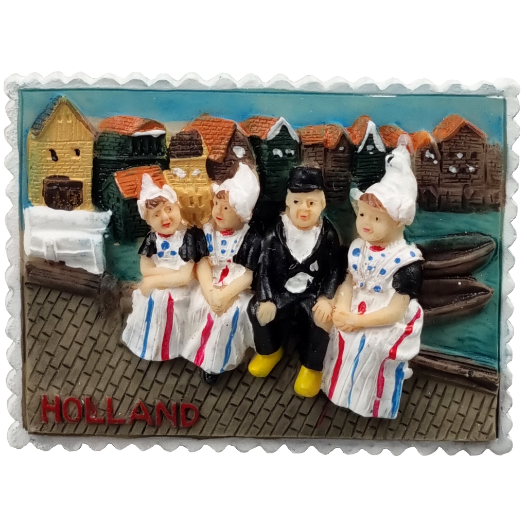 Memo postzegel klederdracht