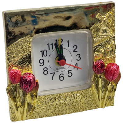Klok Hol. tulpen goud