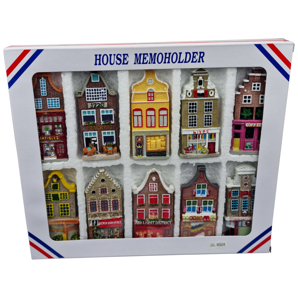 Memo huisjes 10 ass./oud dsje