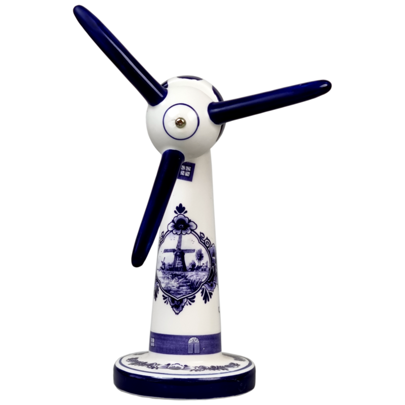 Delfts blauwe Molen, windturbine 18 cm