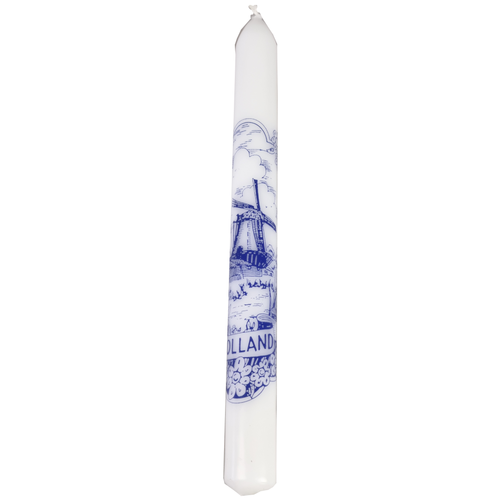 Kaars 25 cm molenmotief