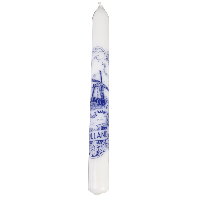 Kaars 25 cm molen motief