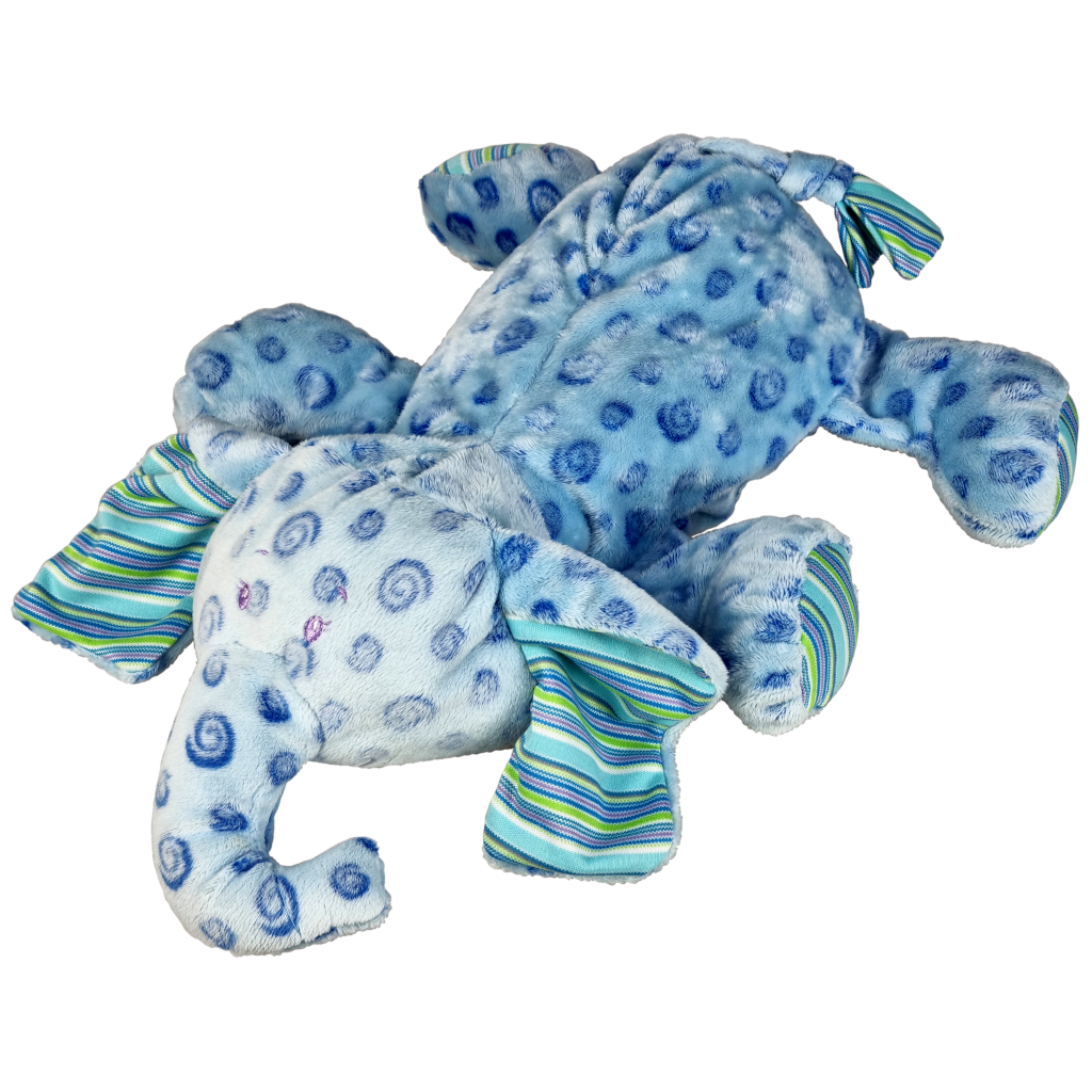 Olifant Blue liggend, 38 cm