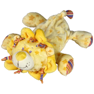 Leeuw Yellow liggend, 28 cm