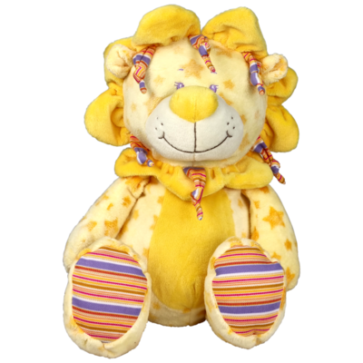 Leeuw Yellow zittend, 30 cm