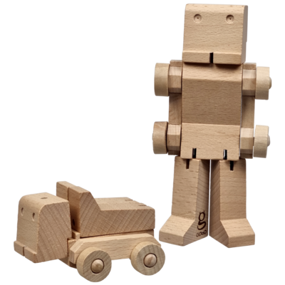 Wooden transformer - Truck