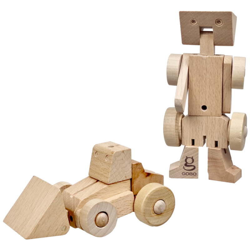 Wooden transformer - Shovel