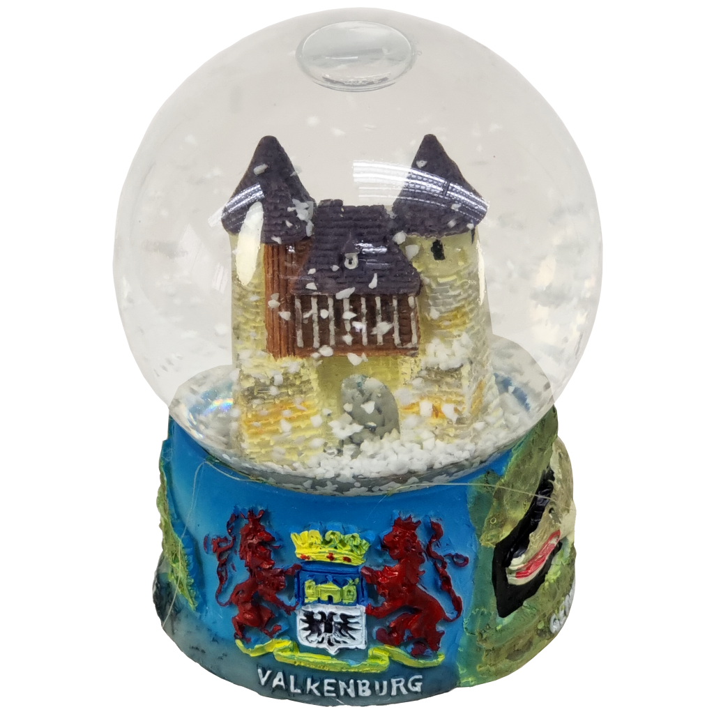 Acryl Sneeuwstorm Valkenburg 6.5cm