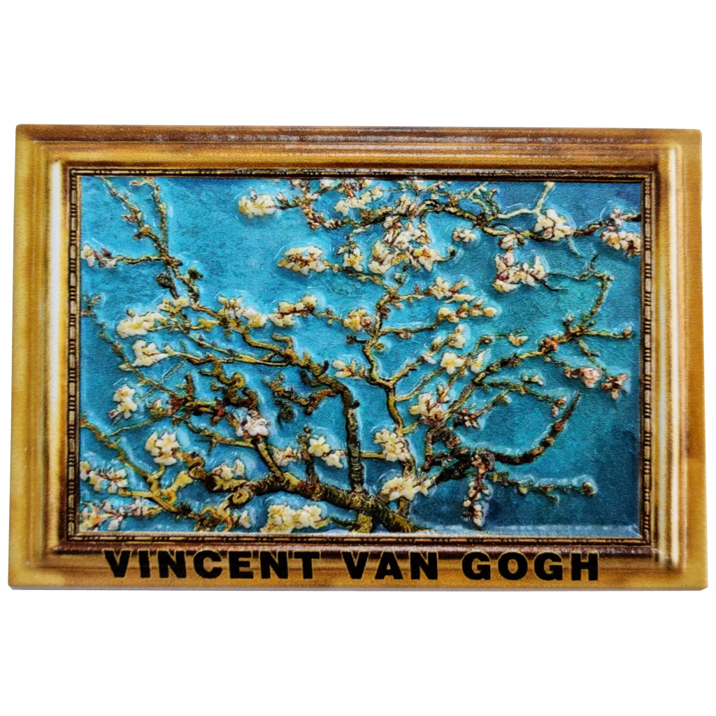 Koelkastmagneet &quot;Amandelbloesem&quot; Vincent van Gogh