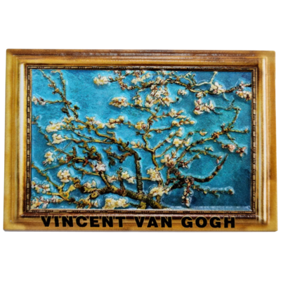 Koelkastmagneet &quot;Amandelbloesem&quot; Vincent van Gogh
