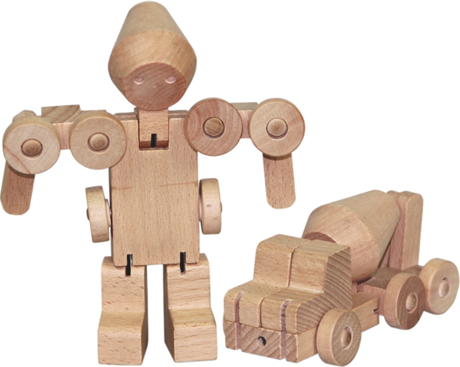 Wooden transformr-Cement Truck