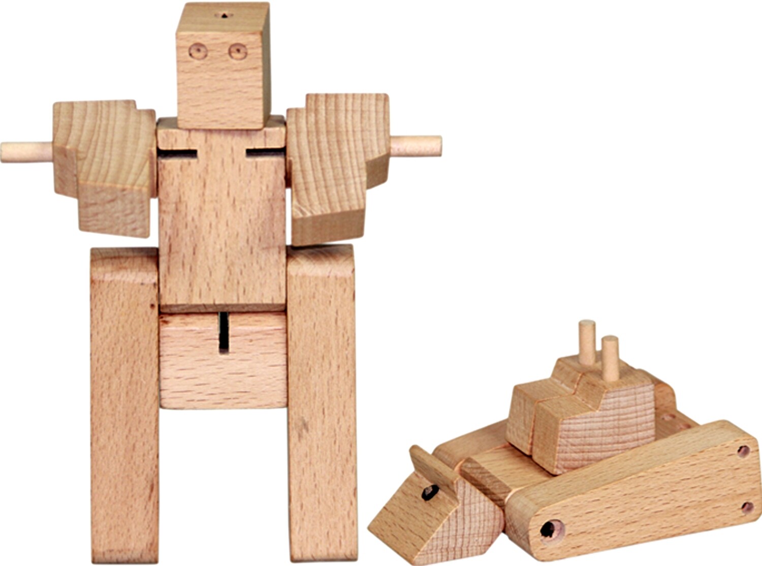 Wooden transformer - Bulldozer