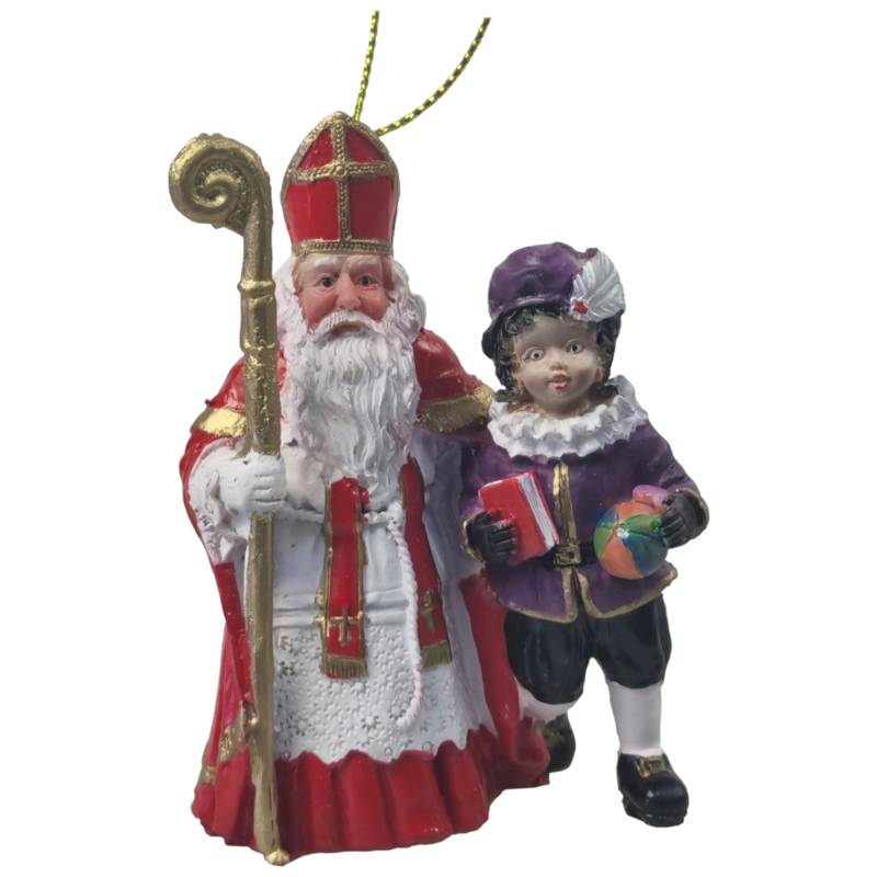 Sinterklaas + Roetveeg Piet staand