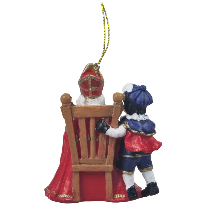 Sinterklaas zittend + Roetveeg Piet
