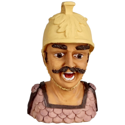 Gaper Romeinse soldaat presse-papier