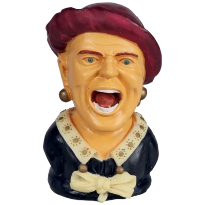 Gaper met rode muts presse-papier