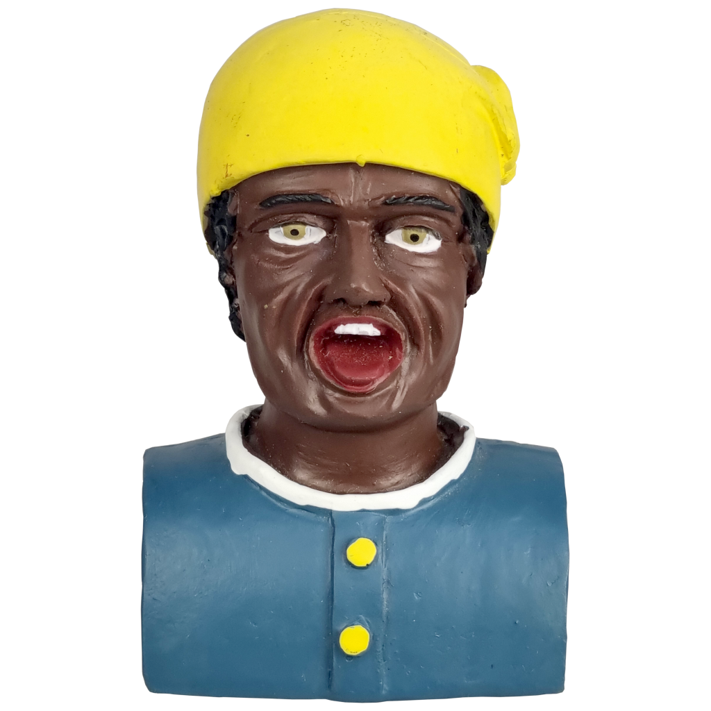 Gaper Moor met gele slaapmuts presse-papier