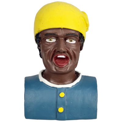 Gaper Moor met gele slaapmuts presse-papier